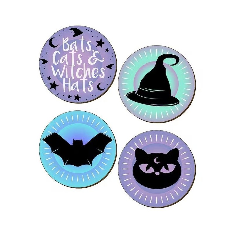 Sous verre Bats Cats