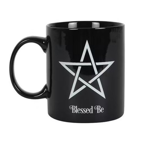 Mug pentagramme noir