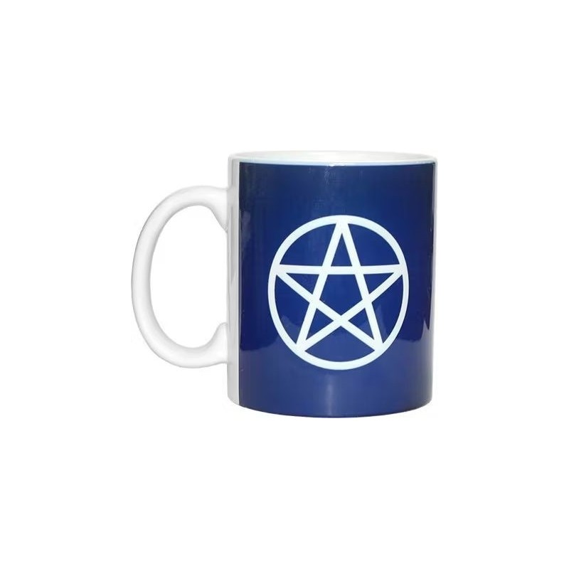 Mug pentagramme bleu nuit