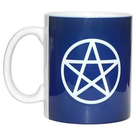 Mug pentagramme bleu nuit