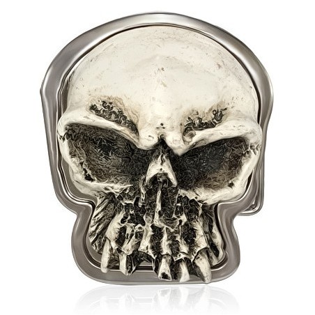 Boucle de ceinture crâne