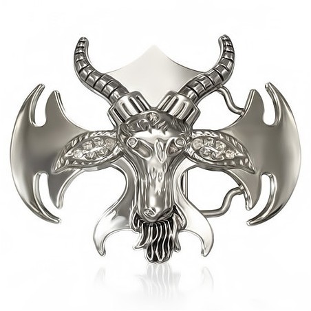 Boucle de ceinture Baphomet