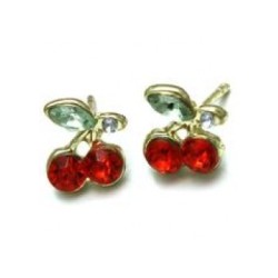 Boucles d'oreille cherry
