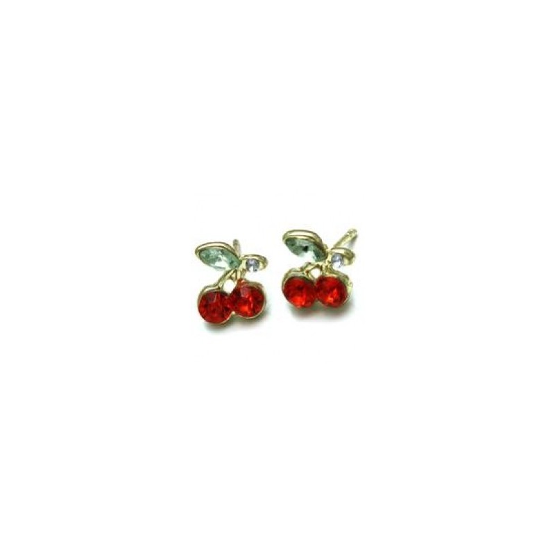 Boucles d'oreille cherry