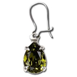 Boucles d'oreille Fée verte