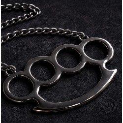 Collier poing américain (noir)