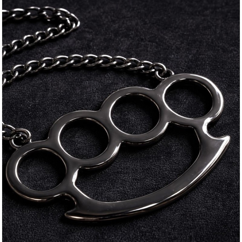 Collier poing américain (noir)