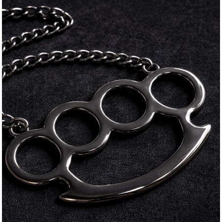 Collier poing américain (noir)