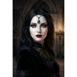 Diadème médiéval (vert)