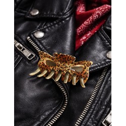 Pince cheveux léopard