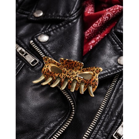 Pince cheveux léopard