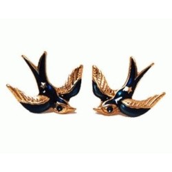 Boucles d'oreilles hirondelles