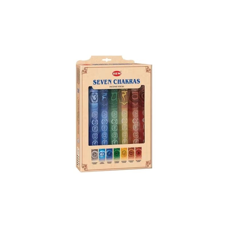 Coffret encens 7 chakras