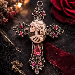 Pendentif skull cameo