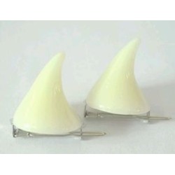 Paire de barrettes cornes de diable