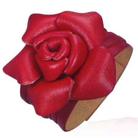 Bracelet rose rouge