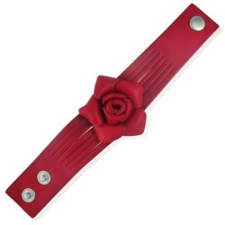 Bracelet rose rouge