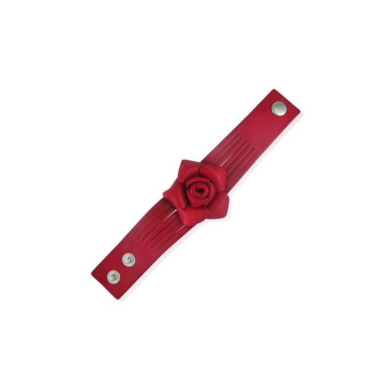 Bracelet rose rouge