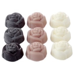 Fondants cire Skull n' roses