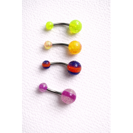 Lot piercings paillettes