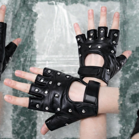 Gants sans doigt studs (QOD)