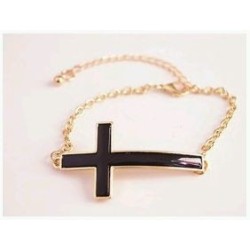 Bracelet croix gold