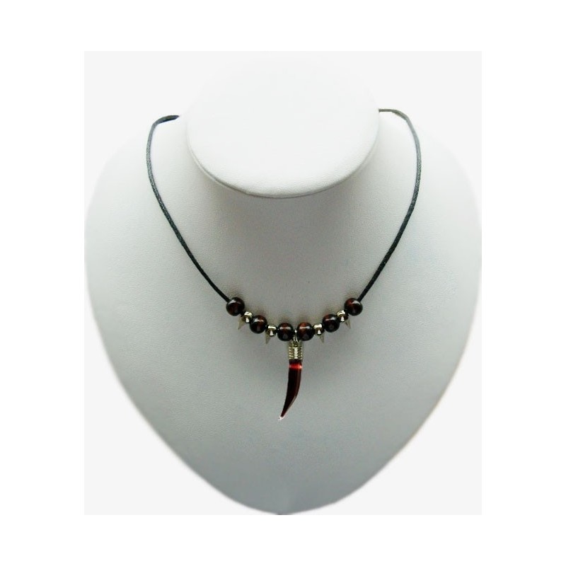 Collier blood jewelry spike