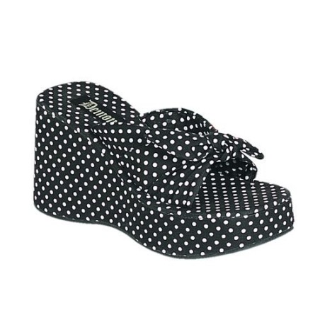 Chaussures plateformes Minnie (noir)