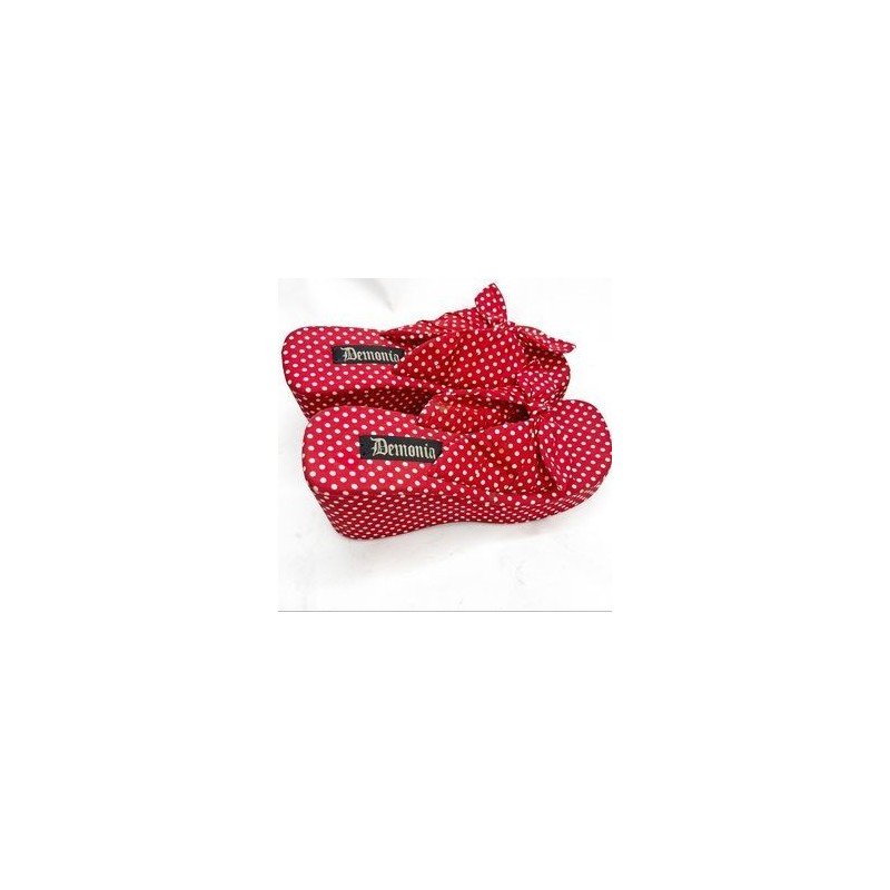 Chaussures plateformes Minnie (rouge)
