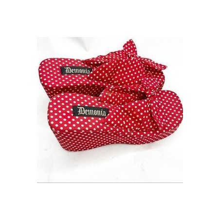 Chaussures plateformes Minnie (rouge)