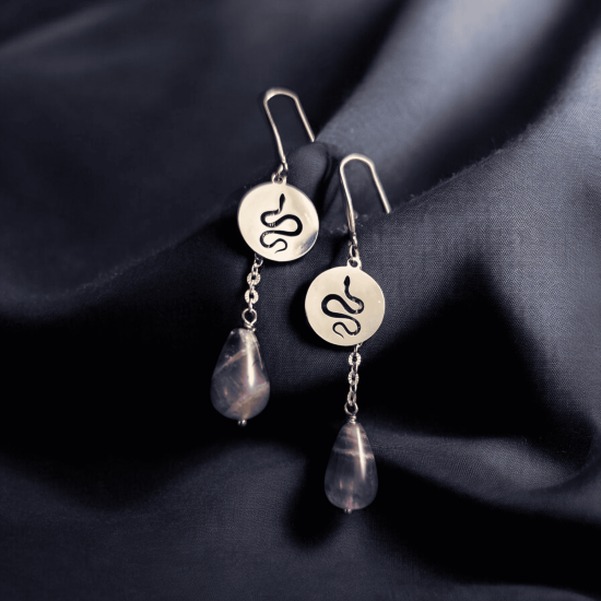 Boucles d’oreilles ORPHEA - améthyste