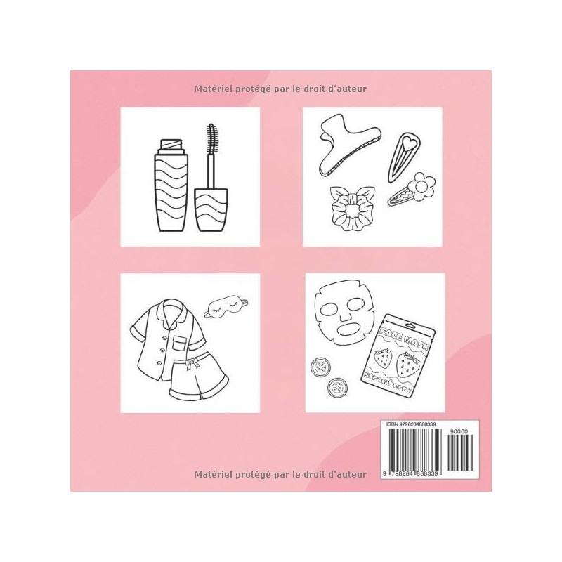 Cahier de coloriage "Clean girl vibes"