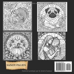 Cahier de coloriages vitraux