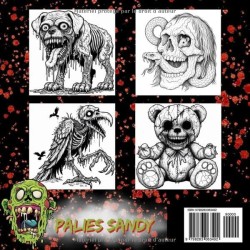 Cahier de coloriage "Zombies et monstres d'Halloween"