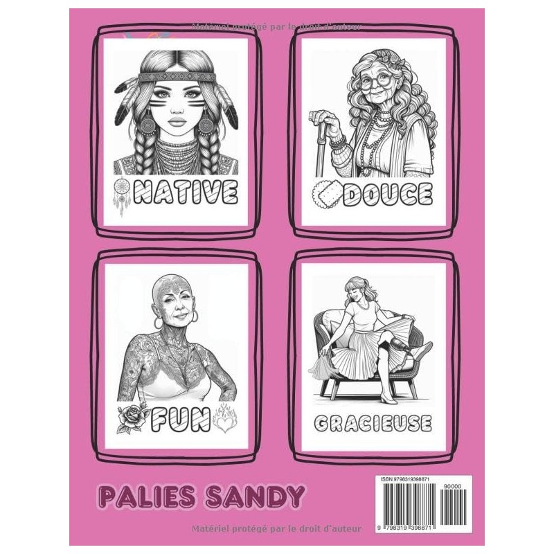 Cahier de coloriages "toutes les femmes sont belles"