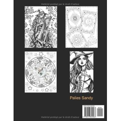 Cahier de coloriages "sorcière"