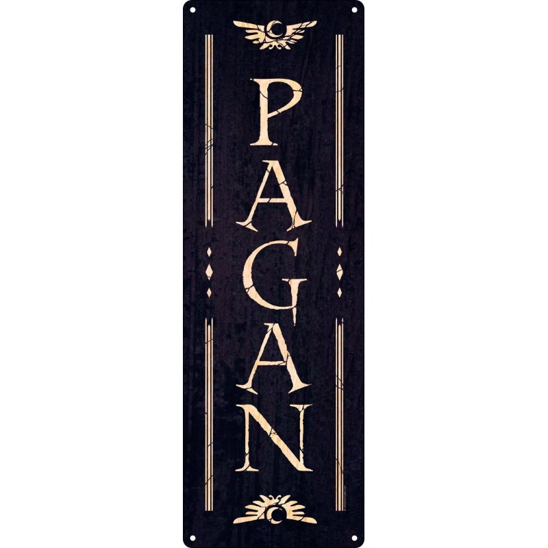 Plaque métal PAGAN